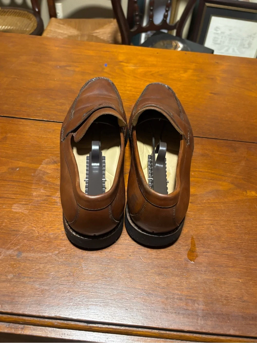 Johnston & Murphy Men’s Tan Leather Penny Loafers Size 10M Style 20-7796